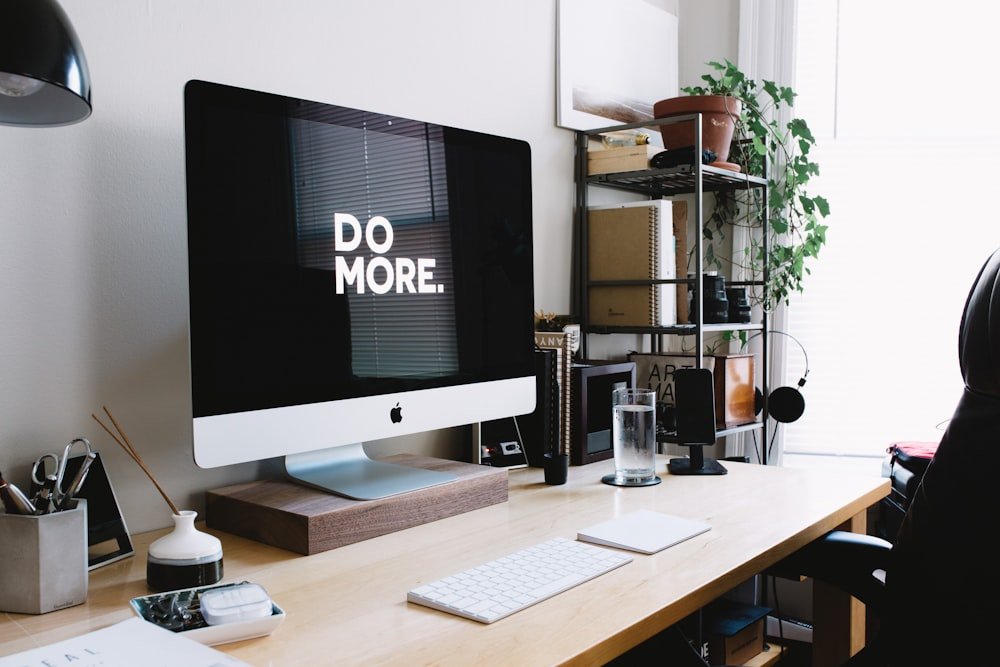 Desk and computer representing product buying guides